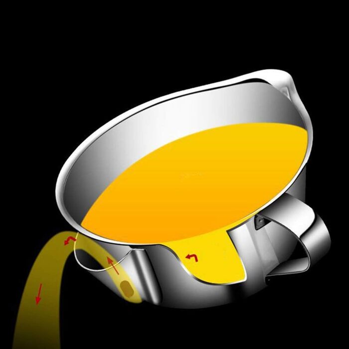 Сепаратор для отделения жира 0,5 л нержавеющая сталь BESTonZON