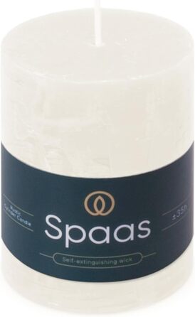 Свічка Spaas Rustic Pillar 70/95 мм 35 шт. - світло-рожева (біла)