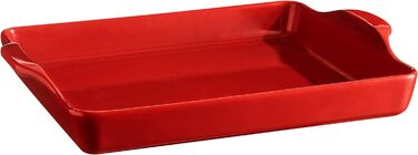 Глубокая форма для выпечки прямоугольная 40 x 32 см, бордовая Emile Henry