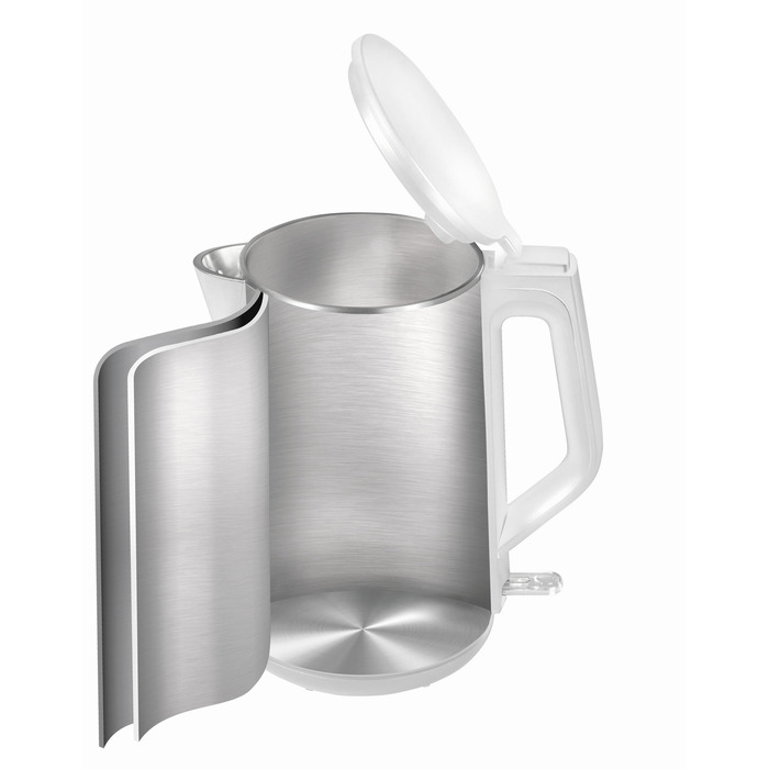 Gorenje Электрочайник, 1,5л, пластик, матовый, белый