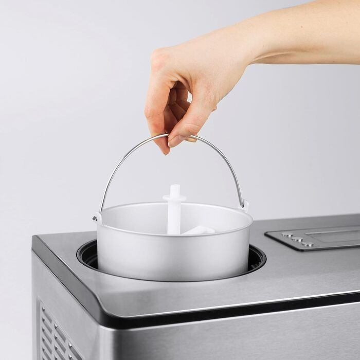 Машина для виробництва морозива та йогурту 2 в 1 з компресором 2 л Caso