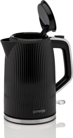Gorenje Электрочайник 1.7л, Strix-контроль, черный матовый