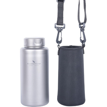 Одношарова титанова пляшка для води 1 л. Boundless Voyage