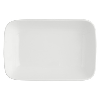 Блюдо глубокое сервировочное La Porcellana Bianca ESSENZIALE NEW AGE, фарфор, 22 х 15 х 5,5 см