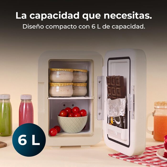 Міні-холодильник 6 л бежевий Cecotec