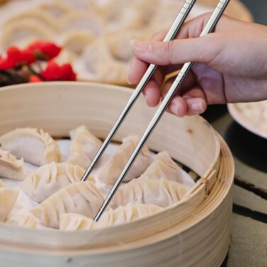 Металеві палички для їжі 5 пар tiokin