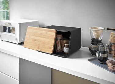 Хлібниця YAMAZAKI Tower, нержавіюча сталь, один розмір (чорний)