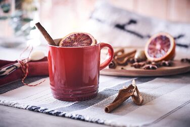 Набір із 4 кухлів 350 мл, вишнево-червоний Le Creuset