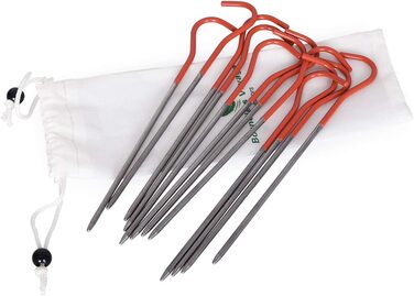 Колышки для туристической палатки 15 см 12 шт. iBasingo