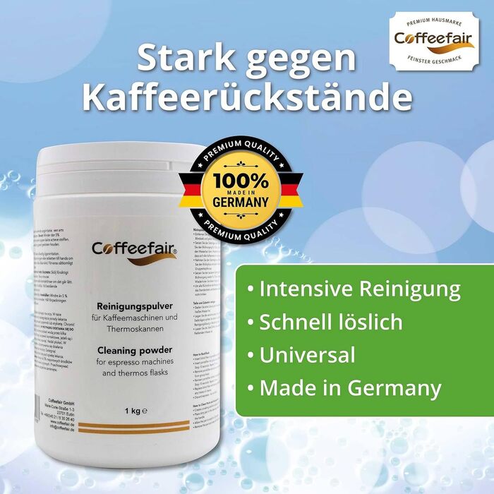 Чистящее средство кофемашин 1 кг Coffeefair
