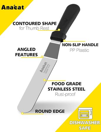 Набор лопаток для глазури 2 шт 15 и 20 см Anaeat