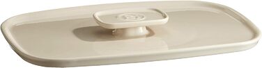 Кришка від форми для запікання прямокутна 30,5 x 22,5 x 3, бежева Emile Henry