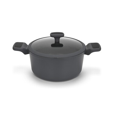 Каструля зі скляною кришкою 24 см 4,7 л TITANIUM PRO Fissman