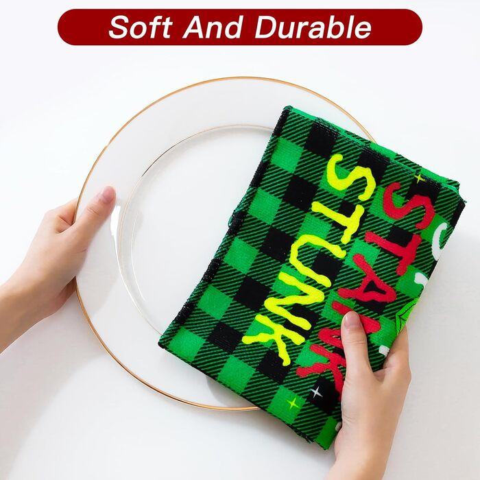 Набір з 4 різдвяних кухонних рушників 45 x 65 см, набір Q Ohok