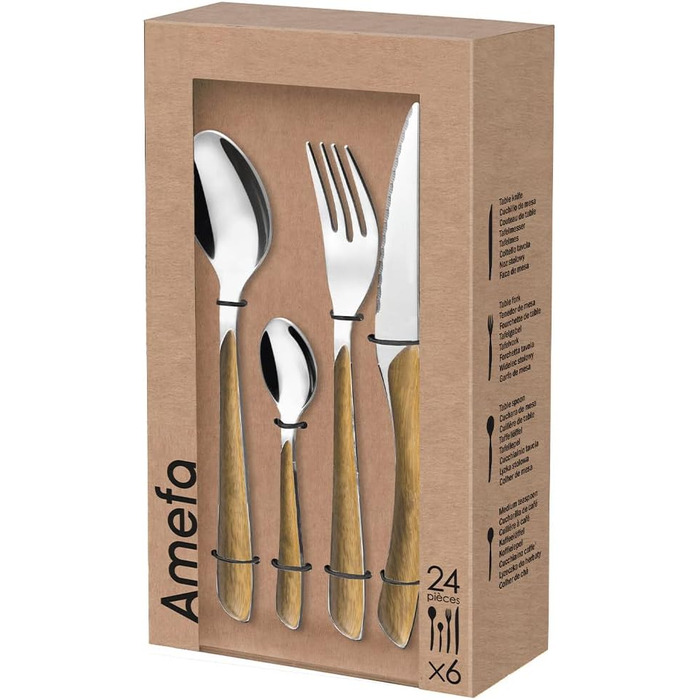 Набор столовых приборов 24 предмета, на 6 персон Amefa