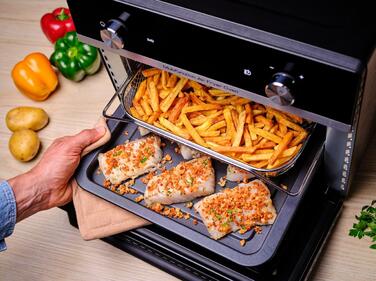 Tefal Мультипіч EasyFry Oven Multifunctional, 1800Вт, механічне керув., пластик, чорний