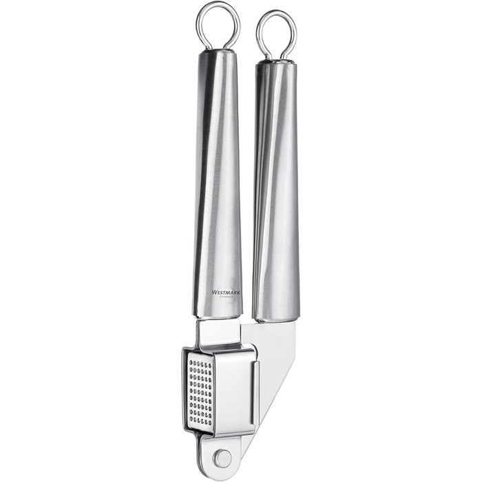 Прес для часнику Westmark - Premium Graphite Edition - з очисним елементом - не потребує очищення - для часнику, імбиру та інших - менше зусиль (слава)