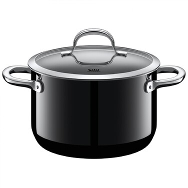 Каструля, глибока 20 см Passion Colours Black Silit