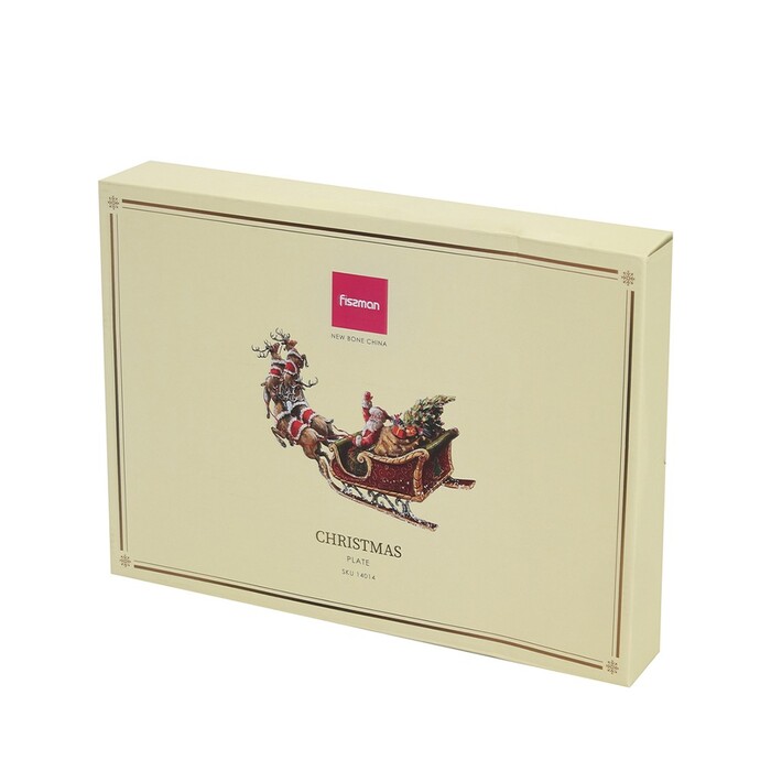 Блюдо Fissman CHRISTMAS овальное 35х23,5 cм фарфор (14014)