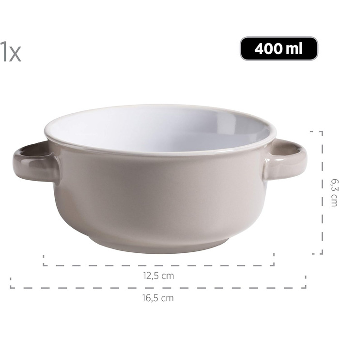 Набор красочных суповых мисок на 4 персоны из керамики под эмаль, суповые тарелки с ручкой в винтажном дизайне, керамогранит, бензиновый/темно-розовый/бежевый/темно-синий (голубой, светло-зеленый, розовый, серый)