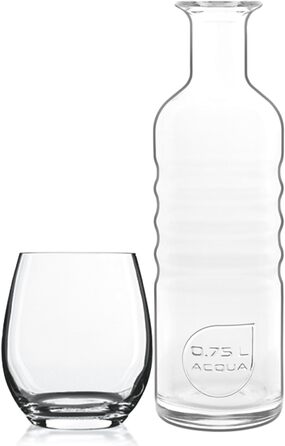 Набір келихів для пива Birrateque (пляшка для води та склянки, набір із 7 предметів)