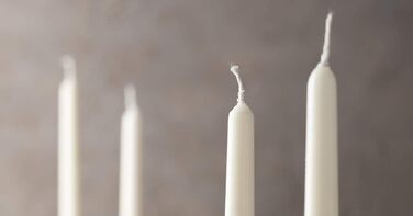 Набір зі 100 конічних свічок 2,2 x 25 см, 2 упаковки по 50 шт, бежевий PAPSTAR