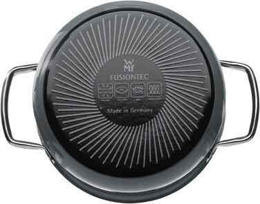 Набор кастрюль со стеклянными крышками, 6 предметов серые Fusiontec Mineral WMF