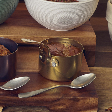 Мини-сотейник 7.8*4.5 см, 200 мл, Gold Vintage Steel, GenWare