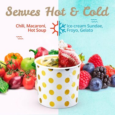 Набір паперові стаканчики для морозива 50 шт. 325 мл MATICAN