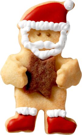 Форма для печива у вигляді Санта Клауса, 8,5 см, RBV Birkmann