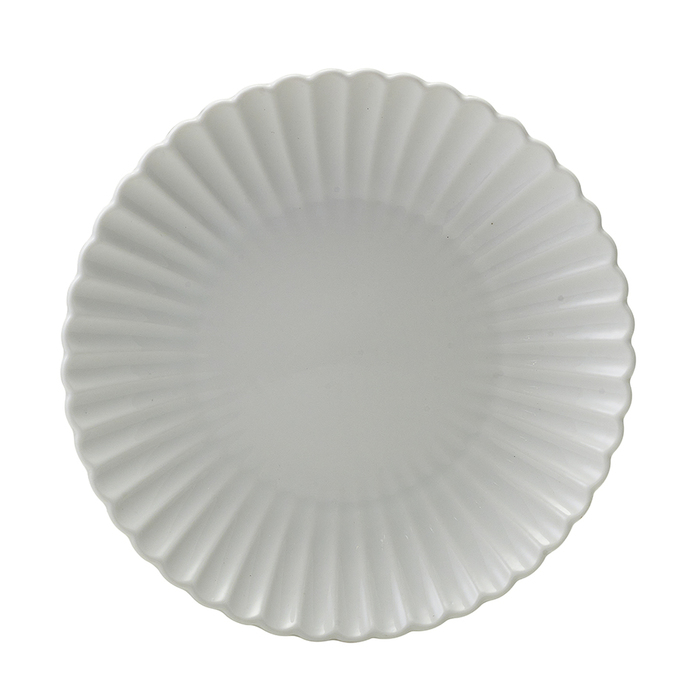 Тарелка 20 см, Incise Porcelain Scalloped, GenWare