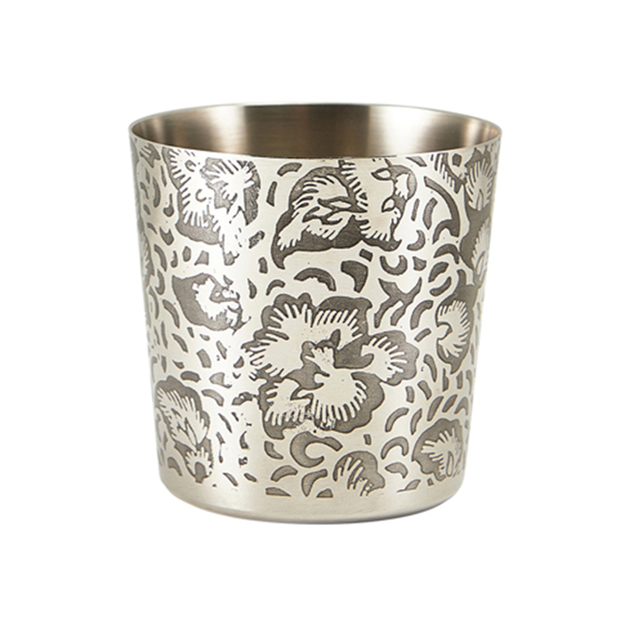 Стакан сервировочный, 8.5х8.5 см, 420 мл, с цветочным рисунком, GenWare