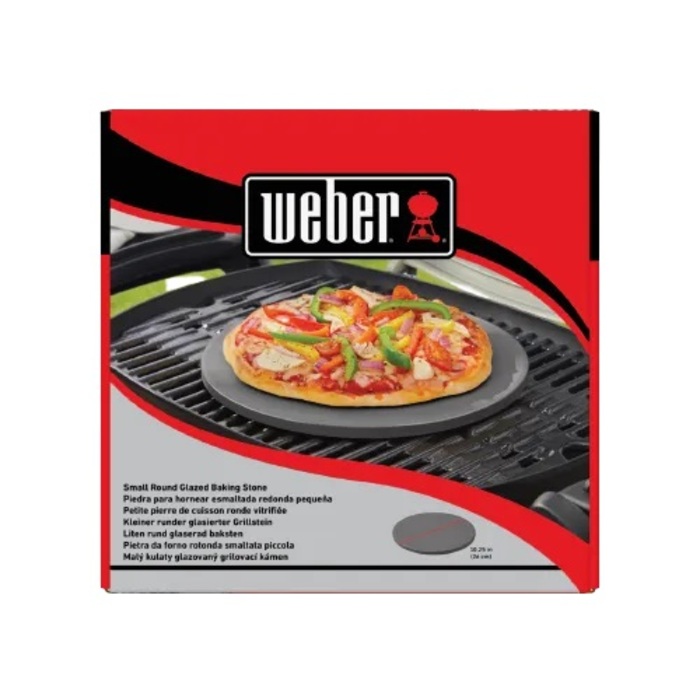 Камень для пиццы в керамической глазури 26 см Weber
