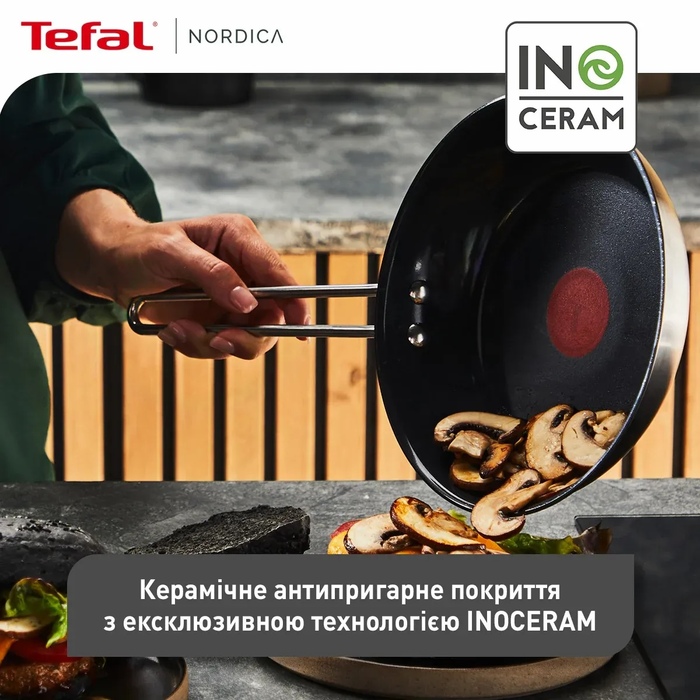 Tefal Nordica сковорода, 24см, нержавеющая сталь