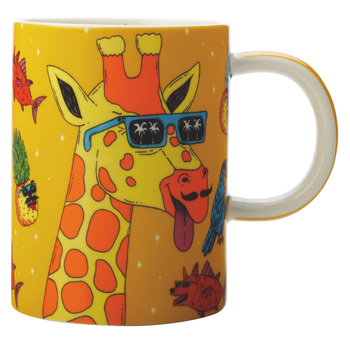 Кухоль для чаю Maxwell Williams Giraffe MULGA, фарфор, 12 х 8,5 х 11 см, 450 мл