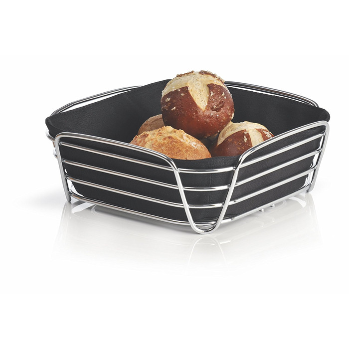 Кошик для хліба 25 x 25 см чорна Delara Blomus