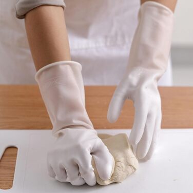 Рукавички для миття посуду 1 пара розмір M Jwthee