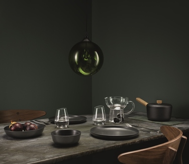 Тарілка Ø 25 см чорна Nordic Eva Solo