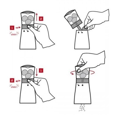 Мельница U-S для мускатного ореха 15 см 33088