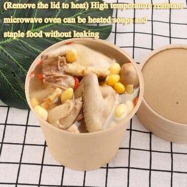 Набір паперові стаканчики для морозива 50 шт. 450 мл JMIATRY