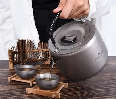 Титановый чайник с фильтром 1.4л. iBasingo