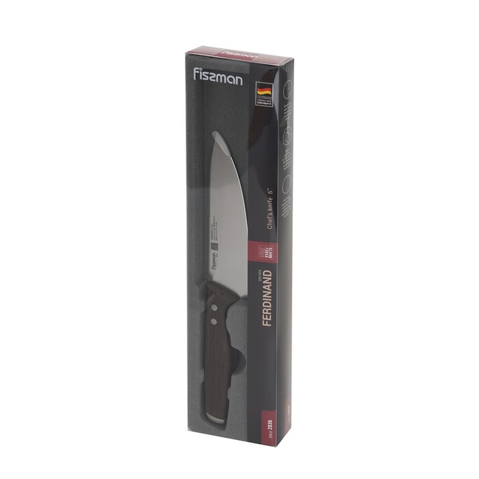 Нож Fissman поварской FERDINAND 15 см X50CrMoV15 сталь (2836)