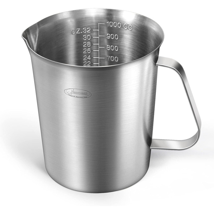 Мірний стакан 1 л, нержавіюча сталь Newness Focus on Stainless Steel