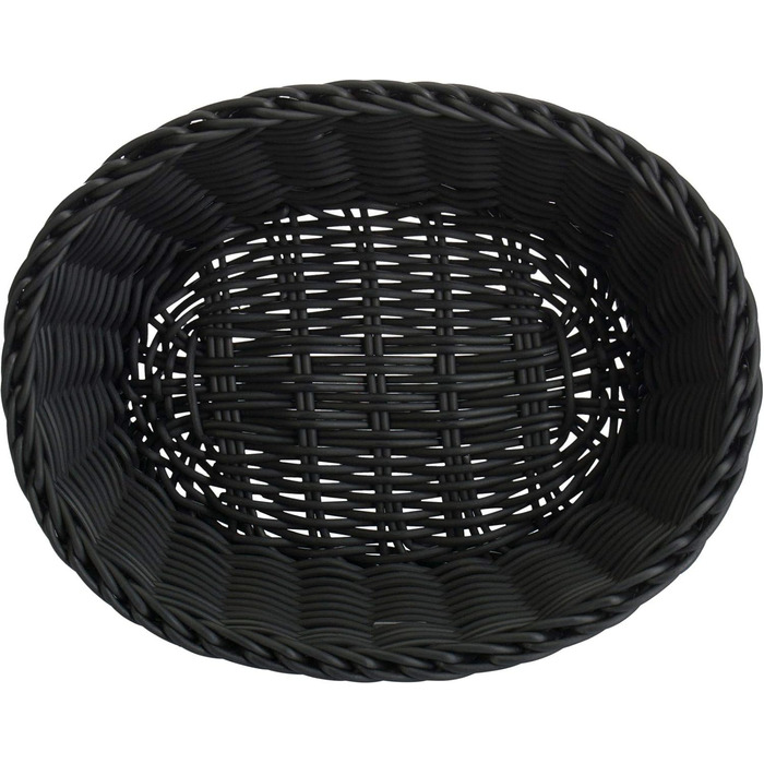 Багатоцільовий кошик 32 x 23 x 7 см, синтетичне волокно, (чорний, маленький) Saleen