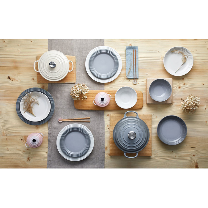 Тарілка обідня 27 см Perlgrau Le Creuset