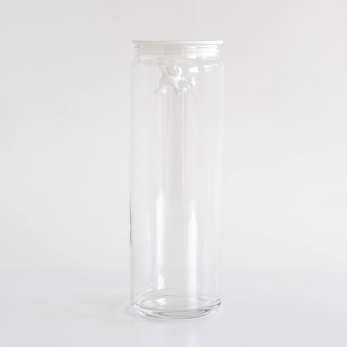 Ємність для зберігання 2 л прозора / біла Gianni Alessi