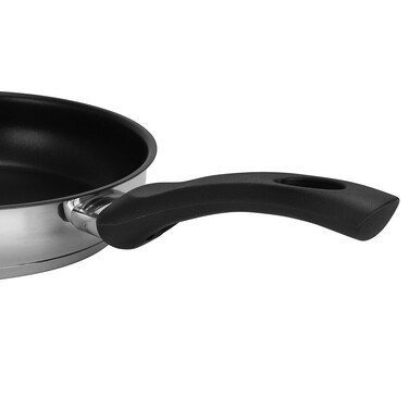 Сковорода для жарки Fissman 20x4,5 см TRICIA с антипригарным покрытием нержавеющая сталь (5532)