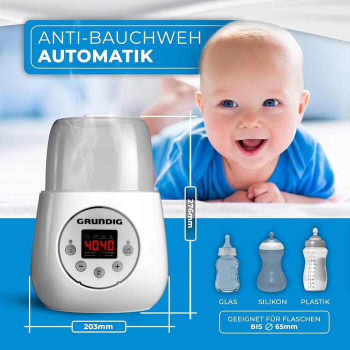 Підігрівач на 2 дитячих пляшечок GRUNDIG