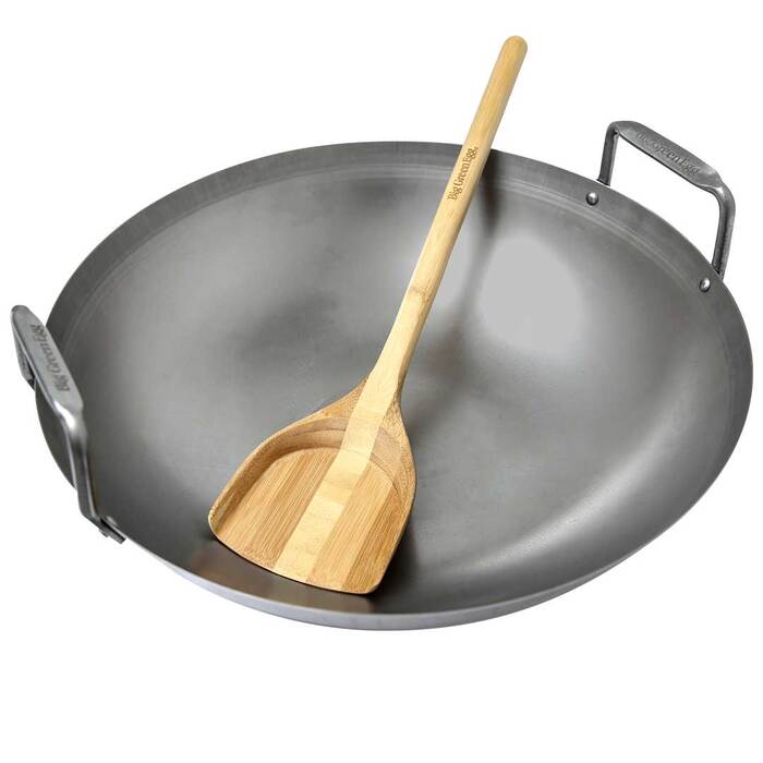 Вок сталевий 43 см. Carbon Steel Wok Big Green Egg Код: 006892