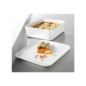 Форма для запікання з кришкою 24 х 24 х 8 см, біла No Limits Seltmann